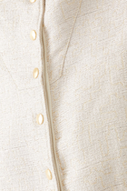 Lurex Tweed Button Jacket